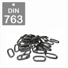 Kettenglieder | DIN 763 | blank | 6 x 42 mm